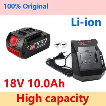 100% Prvotne 18V 10.0 Ah Profesionalna Akumulatorska Litijeva Baterija BAT609, BAT609G, BAT618, BAT618G, BAT614, Hitro Polnjenje Polnilnik