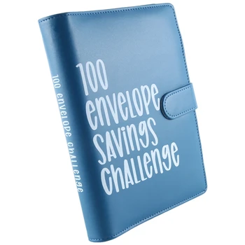 100 Sredstev Izziv Veziva Prihrankov Izzivi Veziva, Proračun Veziva, Preprost In Zabaven Način, Da Savemoney(Modra)