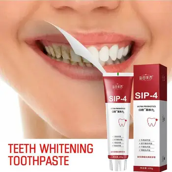 1PCS Zob zobna pasta Osvetlitev & Madeže Odstranite Sp-4 Sveže Sape, zobna pasta beljenje Zob zobna pasta