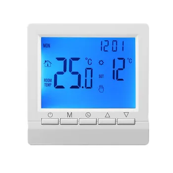 1pc Termostat Z 2pcs Pritrdilni Vijaki Termostat Programabilni Digitalni Sobni Temperaturi Krmilnik LCD Ogrevanje prostorov