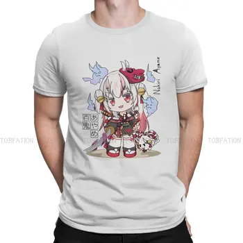 Anime Hololive Nakiri Lepe Ayame T Shirt Moda za Moške Tees Poletna Oblačila Bombaž Harajuku Crewneck TShirt