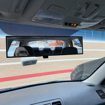 Avto Rearview Mirror Univerzalno Panoramski Konveksna Rearview Mirror Notranje zadeve Clip-on širokokotni Rearview Mirror za Zmanjšanje mrtvih kotov