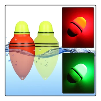 Elektronski Dan In Noč Z Dvojno Rabo Plastičnih Rdeče In Zelene Dva-Barva Svetlobe Dolgo-Plovec Ribolova Obseg Pribor Za Ribolov Float