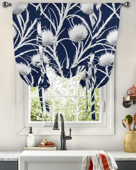 Epiphyllum Teksturo Zavese za dnevne Sobe, Spalnice, Moderno Kravato Okno Zavese Kuhinja Kratke Zavese