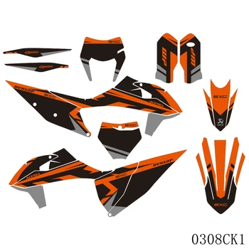 Grafike Nalepke Nalepke Motocikel Ozadje Za KTM 125 250 350 450 500 525 SX SXF 2019 2020 2021 EXC XC XCW 2020 2021 2022