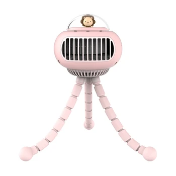 Hobotnica Fan Posnetek Voziček Ventilator Namizni Ventilator Namizni Ročni Multi-Funkcijo Polnjenje Mini Fan