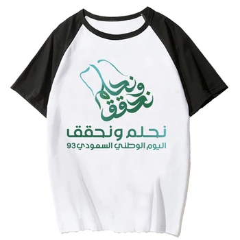 Kraljevina Saudova Arabija vrh ženske anime t-majice ženske grafični oblačila
