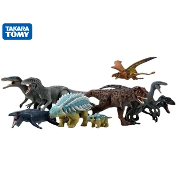 Original TAKARA TOMY Ania Jurassic Svetu Simulacije Dinozaver Živali Model Velociraptor Anime Slika Model Igrače Darilo Zbirka