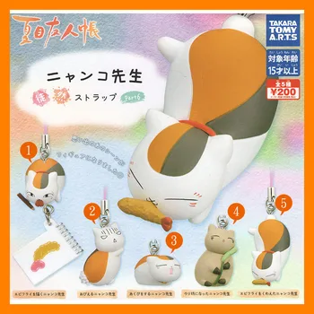 Original TAKARA TOMY Gashapon Natsume je Knjiga Prijatelji Madara Anime Akcijska Figura Model Lutka Darilo Igrača Zbirka Ornament