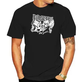 Rob Zombie Steklenico Demon Pitne Black T Shirt Novo Merch Poletnih O Vratu Vrhovi Tee Majica