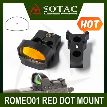SOTAC Taktično ROMEO1 3MOA Mini Red Dot Sight Prilagoditev nič z za taktično lov