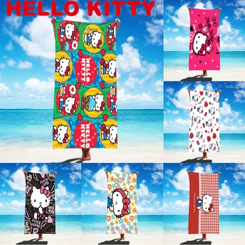 Sanrio Hello Kitty Kopalna Kad Brisače Lepe Ženske, Dekleta Modni Lady Hitro Sušenje Čarobno Frotir Beach Spa Kopalni Plašči Krilo Kad Brisače