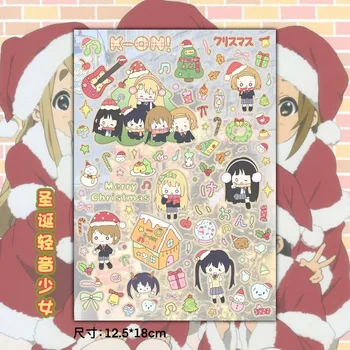 Svetloba, Zvok Dekle Božič Cute Anime Girl Goomoto Nalepke Nalepka