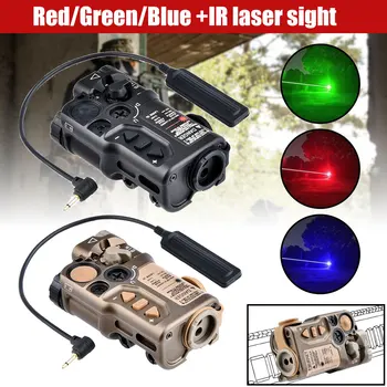 Taktično RAID-U Lov Laser Rdeča/Zelena/Modra, katerih Cilj INFRARDEČI Laserji Kratkotrajno Strobe Raid Prilagodite Nič za 20 mm Železniškega Z Daljinsko Stikalo