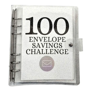 Varčevanje Denarja Izziv Komplet, 100 Sredstev Izziv, Vezivo Za Shranjevanje 5050 Denarnih Sredstev Za Načrtovanje Proračuna Trajne