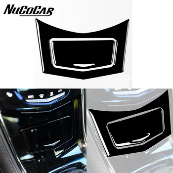 Za Cadillac ATS 2014-2019 Klavir Črna škatla za Shranjevanje Plošča Trim Pokrov Avtomobila Notranja Oprema Dekorativne Nalepke