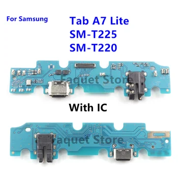 Za Samsung Galaxy Tab A7 Lite SM-T225 SM-T220 Polnjenje Vrata Odbor Tablet PC Flex Kabli Nadomestni Deli, USB Odbor Polnilnik